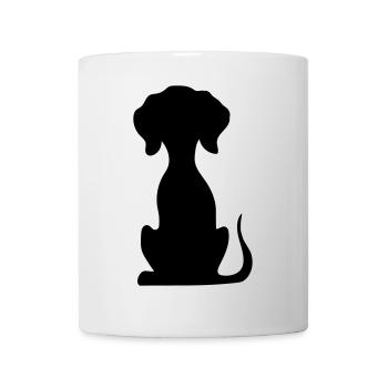 hund - Tasse - Weiß - Vorne