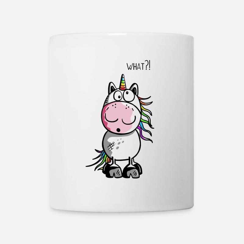 Lustiges Einhorn - Tasse - Weiß