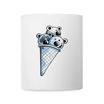 Ice Cream Bears - Bear - Kids - Cartoon - Gift - Mug - white - Front