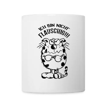Ich bin nicht flauschig Katze - Comic - Tasse - Weiß - Vorne