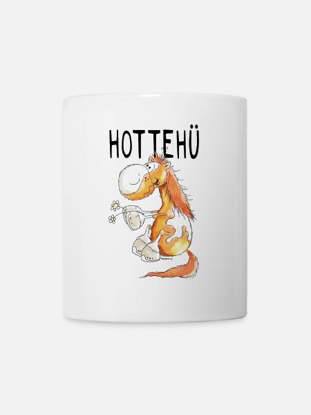 Hottehü Pferd - Pferde - Pony - Pferdchen - Comic - Tasse - Weiß