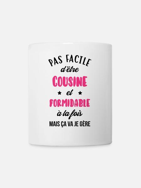 Oncle / Tante / Cousin / Cousine - Mug blanc - blanc