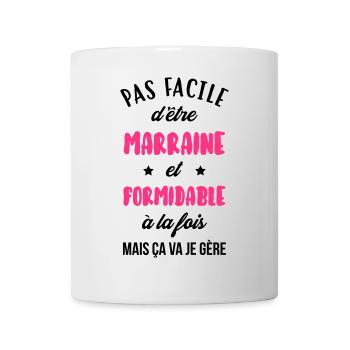 Patin / Pate / Patentochter / Patensohn - Tasse - Weiß - Vorne
