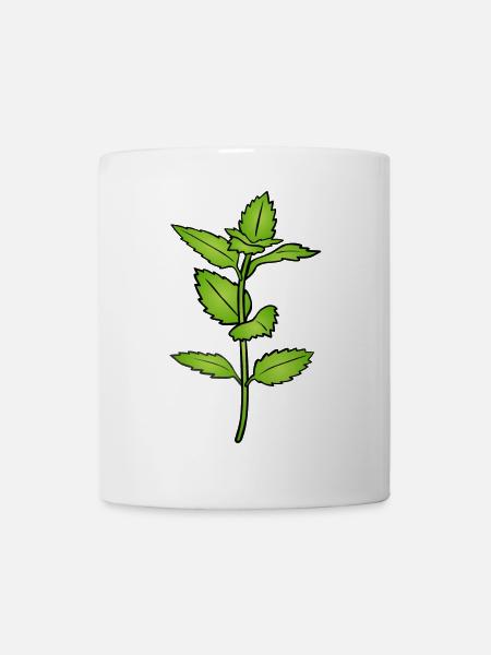 Kräuter - Tasse - Weiß