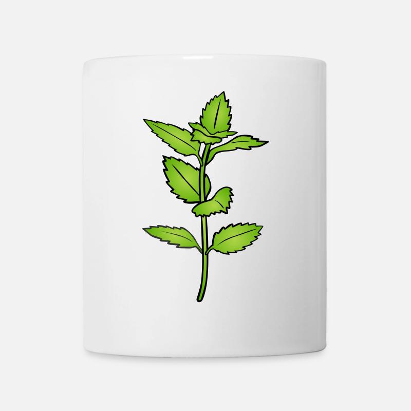Kräuter - Tasse - Weiß