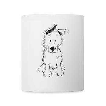 Pfiffiger Hund I Comic I Geschenk - Tasse - Weiß - Vorne