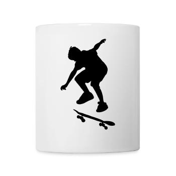 Skate board tricks - Mug - white - Front