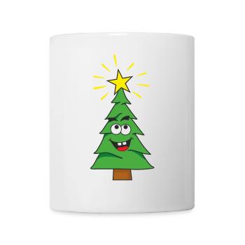 Christmas tree - Mug - white - Front