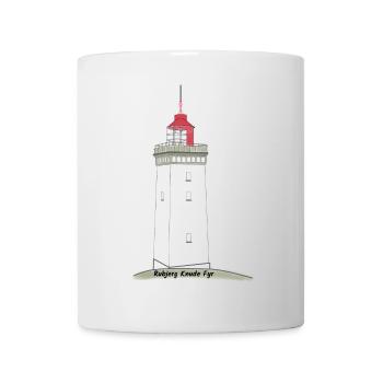 Rubjerg Knude drawing - Mug - white - Front