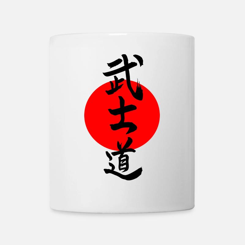 Bushido Kanji - Tasse - Weiß