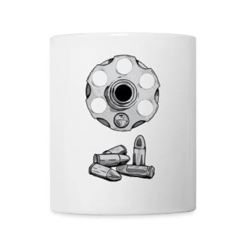 Bullet Turret Pattern - Mug - white - Front