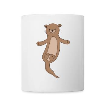 Otter - Tasse - Weiß - Vorne