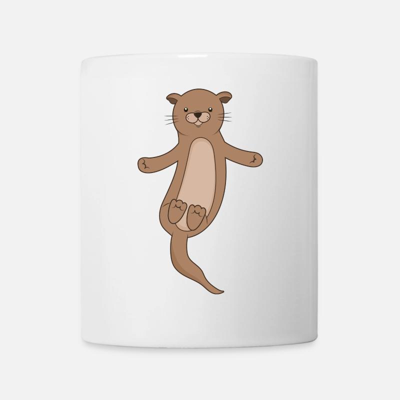 Otter - Tasse - Weiß