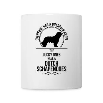 DUTCH SCHAPENDOES Guardian Angel Spruch Wilsigns - Mug blanc - blanc - Devant