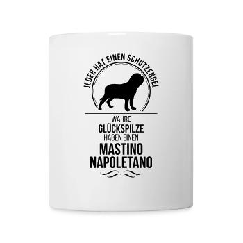 MASTINO NAPOLETANO Schutzengel Hunde Wilsigns - Tasse - Weiß - Vorne