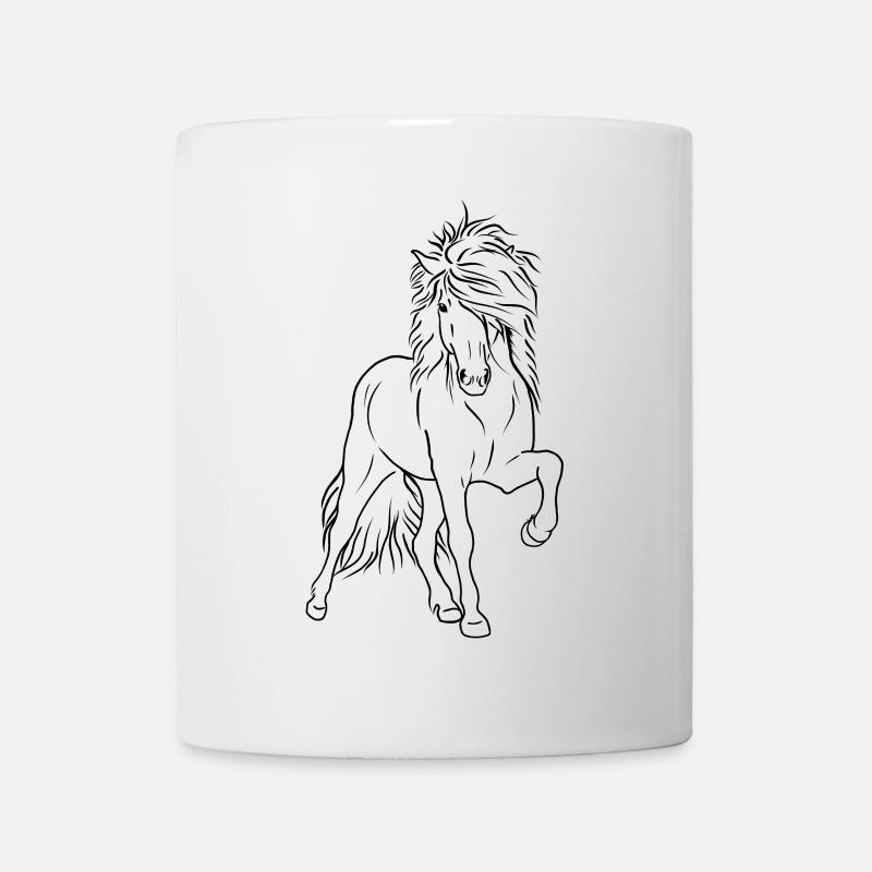 Iceland stallion sw - Mug - white