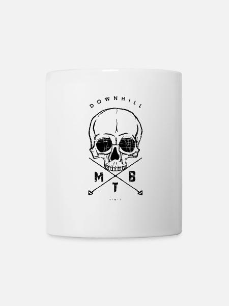 Downhill MTB - Tasse - Weiß