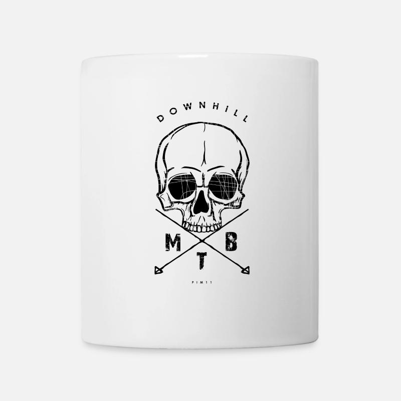 Downhill MTB - Tasse - Weiß
