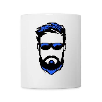 Porteur de barbe Masculinité Barbe Barbe de chèvre - Mug blanc - blanc - Devant