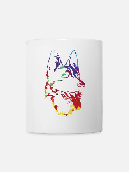 Schäferhund - deutscher Schäferhund - Geschenk - Tasse - Weiß