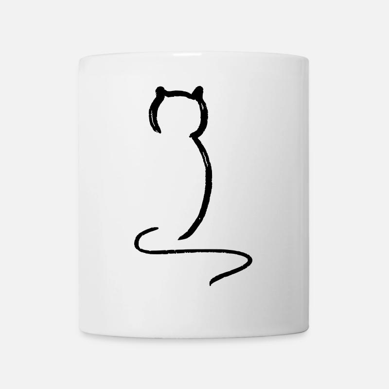 Katze - Tasse - Weiß
