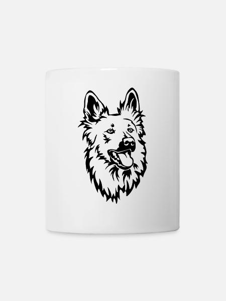 Harzer Fuchs Kopf - Tasse - Weiß