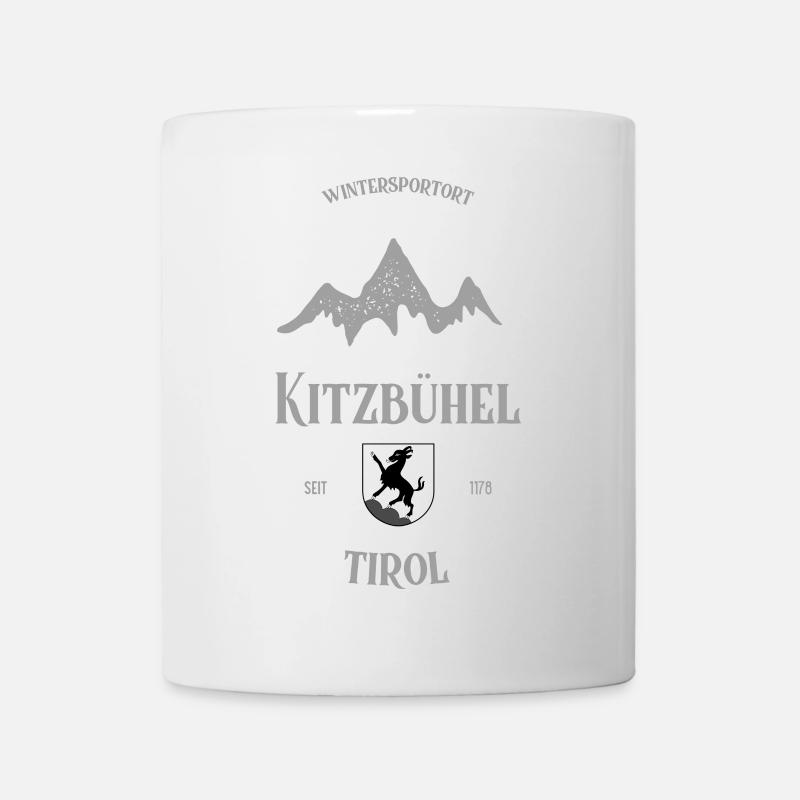 Kitzbühel - Bergmotiv - Tasse - Weiß