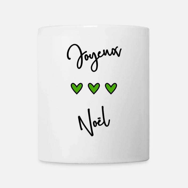 JOYEUX NOËL. NOËL. MERRY CHRISTMAS. NOUVEL AN - Mug blanc - blanc