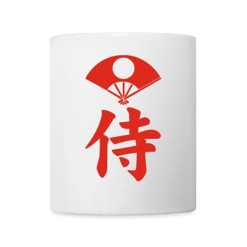 Samurai-Emblem des Satake-Clans (rot) - Tasse - Weiß - Vorne