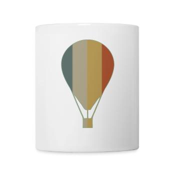 Heißluftballon - Tasse - Weiß - Vorne