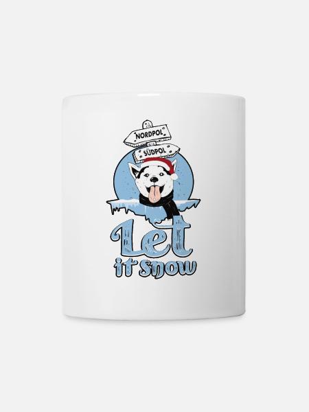 Lass es Schneien - Tasse - Weiß