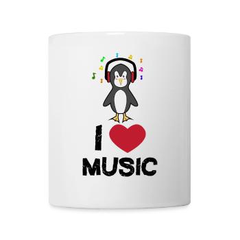 Cool Statement Heart Seabird Penguin Animal Bird - Mug - white - Front