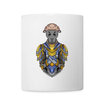 Knight Sheep Crusader - Mug - white - Front