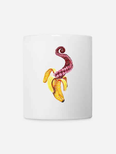 Swirly Mutant-Banana - Mug blanc - blanc