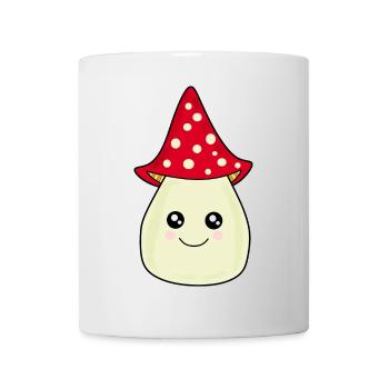 Kawaii Pilz Kawaii Chibi Kawaii Manga - Tasse - Weiß - Vorne