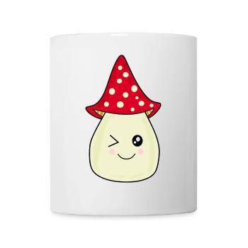 Toadstool, mushroom in the woods gift - Mug - white - Front