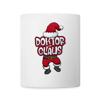 Doktor Dr. Claus Weihnachtsmann Kostüm Familien - Tasse - Weiß - Vorne