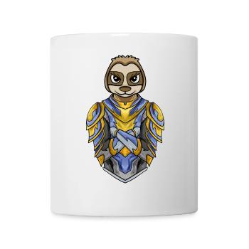 Knight Sloth cool - Mug - white - Front