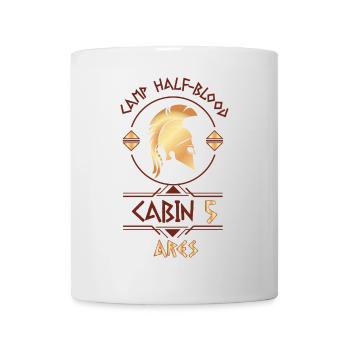 Cabin #5 in Camp Half Blood, Child of Ares - Mug - white - Front