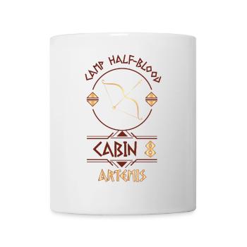 Cabin #8 in Camp Half Blood, Child of Artemis - Mug - white - Front