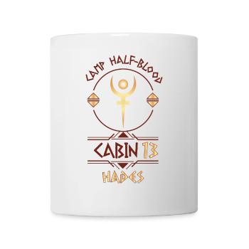 Cabin #13 in Camp Half Blood, Child of Hades - Mug - white - Front