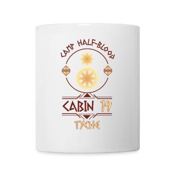 Cabin #19 in Camp Half Blood, Child of Tyche - Mug - white - Front