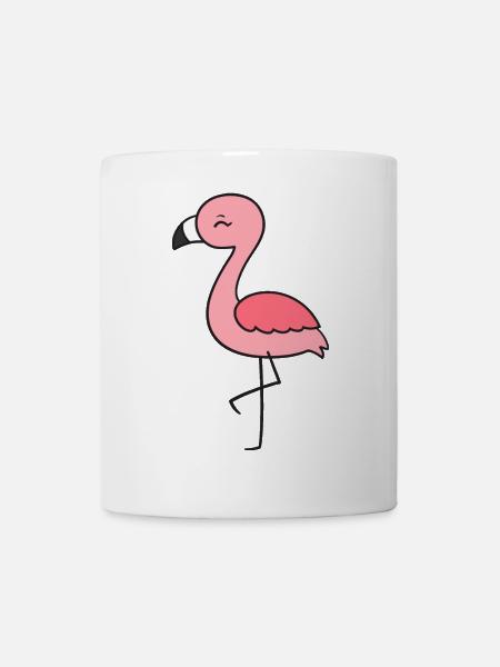 Flamingo - Tasse - Weiß
