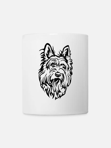Picard Kopf - Tasse - Weiß