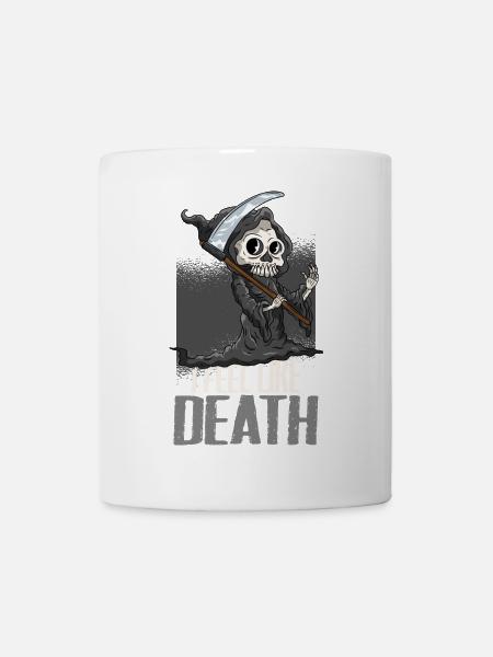 Sensenmann Halloween - Tasse - Weiß