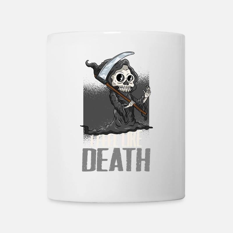 Sensenmann Halloween - Tasse - Weiß