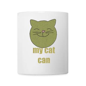 Mon chat peut - Mug blanc - blanc - Devant
