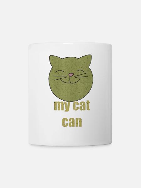 Mon chat peut - Mug blanc - blanc