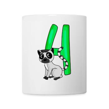 4 birthday 4 years old with animal motif - four - Mug - white - Front