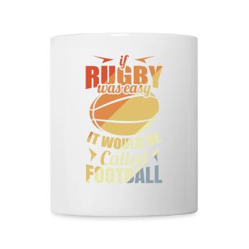 Rugbyspieler Witz - Tasse - Weiß - Vorne